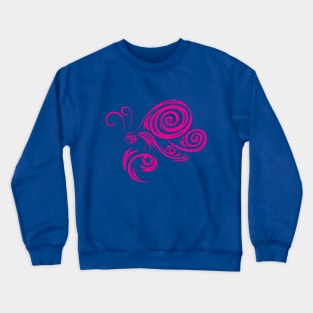 Pink Butterfly Crewneck Sweatshirt